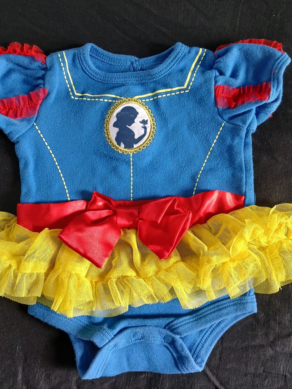 Disney Blue, Yellow & Red Princess Tutu Bodysuit